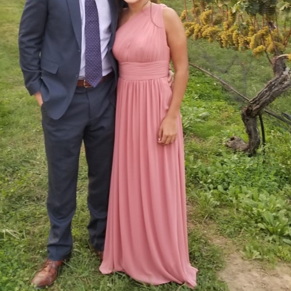 Watters & Watters size 0 dusty rose gown